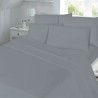 Sivi set posteljine od 100% brušenog pamuka flanela Night Zone za bračni krevet 200x200 cm