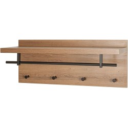 Haku Möbel 37144 Zidni Garderobni Panel 75cm – Boja Hrasta