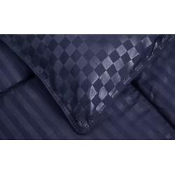 Tamno plavi Literie Imperiale Heritage Soft Luxe jorgan sa žakard šarom i torbom za odlaganje