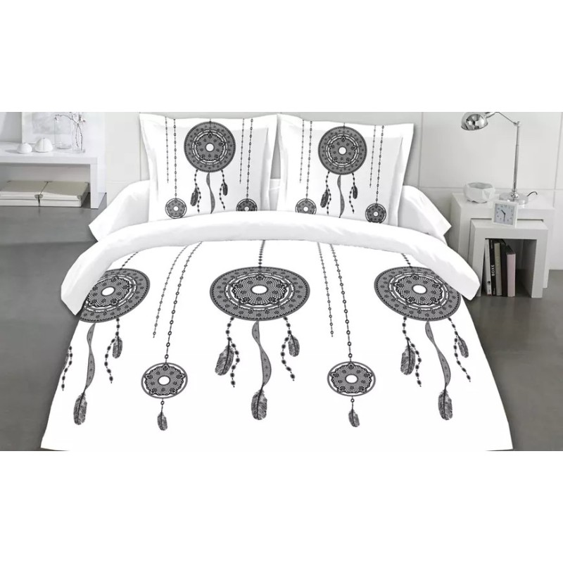 Kompletna pamučna posteljina Univers Decor Dreamcatcher sa hvatačem snova, navlaka 220x240 cm i 4 jastučnice