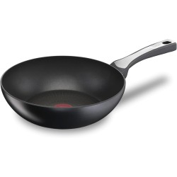 Tefal Unlimited ON wok tiganj 28 cm sa Titanium 6x oblogom otpornom na ogrebotine i metalni pribor