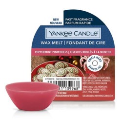 Yankee Candle Peppermint Pinwheels okrugli mirisni vosak za topljenje sa notama mente i čokolade