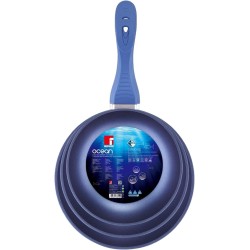 Bergner Ocean Set Tiganja 3 kom | Plava Boja | Za Indukciju
