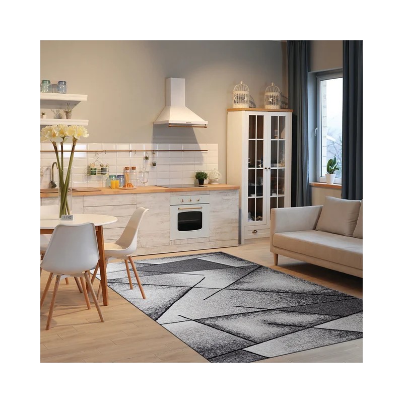 Moderna siva Unicorn Carpets Phoenix staza sa gustom teksturom od polipropilena 60x110 cm