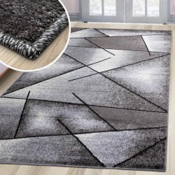 Moderna siva Unicorn Carpets Phoenix staza sa gustom teksturom od polipropilena 60x110 cm