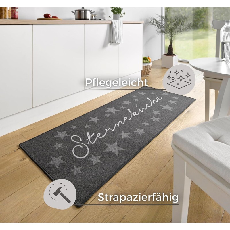 Hanse Home siva kuhinjska staza 67x180 cm sa neklizajućom podlogom