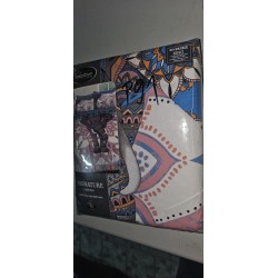 Sleepdown Elephant Mandala posteljina 230x220 cm u pink i plavoj boji sa dezenom slonova i dve jastučnice