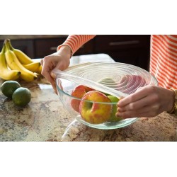 Dreibach silikonski poklopci za hranu I Set 6 komada I BPA free