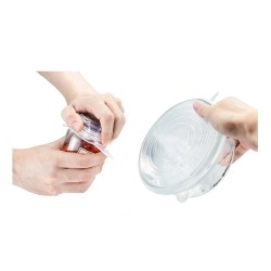 Dreibach silikonski poklopci za hranu I Set 6 komada I BPA free