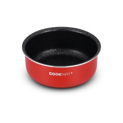 Cook'art Ipium Set 9/1 | Crveni Aluminijum | Indukcija i Rerna GO14 | Outlet BGD