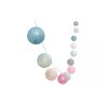 Idomya Jade LED Girlanda | 20 Pamučnih Lopti | 3.15 m