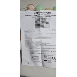 Idomya Jade LED Girlanda | 20 Pamučnih Lopti | 3.15 m