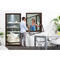Empasa Master Slim Komarnik 130x150 | Bez Bušenja | Braon