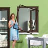 Empasa Master Slim Komarnik 130x150 | Bez Bušenja | Braon