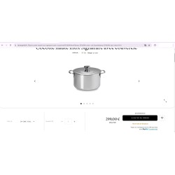 Le Creuset Signature Lonac 6.6L | Inox 18/10 | Indukcija