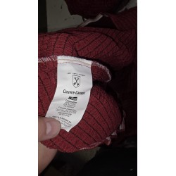Bordo elastične navlake za trosed i dve fotelje sa reljefnom teksturom uživo