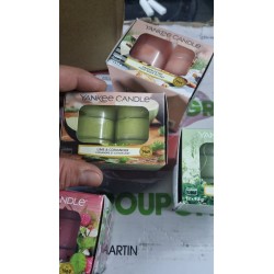 Yankee Candle Lime & Coriander pakovanje od 12 zelenih mirisnih Tea Light sveća