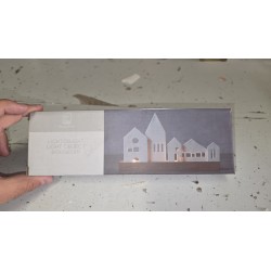 Rader Xmas Stadt porcelanski svecnjak 25 cm Outlet