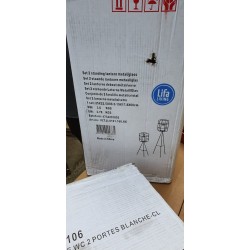 Set od dva velika podna metalna fenjera Lifa Living u stilu kaveza bez staklenih uložaka outlet