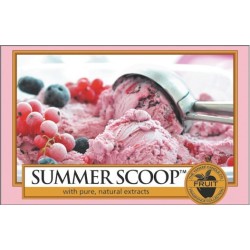 Yankee Candle Summer Scoop mirisna sveća u maloj staklenoj tegli od 104 grama sa voćno-slatkim mirisom jagoda i krema