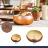 Artesà Činija od Bambusa 26cm | Boja Bakra | Dekorativna Posuda | Outlet BGD
