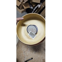 Artesà Činija od Bambusa 26cm | Boja Bakra | Dekorativna Posuda | Outlet BGD