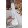 Relaxdays bela sklopiva i proširiva sušilica za veš sa 11 šipki, podesive širine 43-74 cm