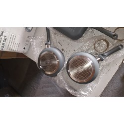 Gr8 Home Set Posuđa 9 Delova | Sivi | Sa Grill Tiganjem