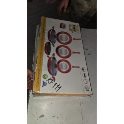 Herzberg HG-6010 Set Posuđa 8 Delova | Mermerna Obloga