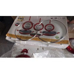 Herzberg HG-6010 Set Posuđa 8 Delova | Mermerna Obloga