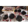 Herzberg HG-6010 Set Posuđa 8 Delova | Mermerna Obloga