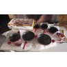Herzberg HG-6010 Set Posuđa 8 Delova | Mermerna Obloga