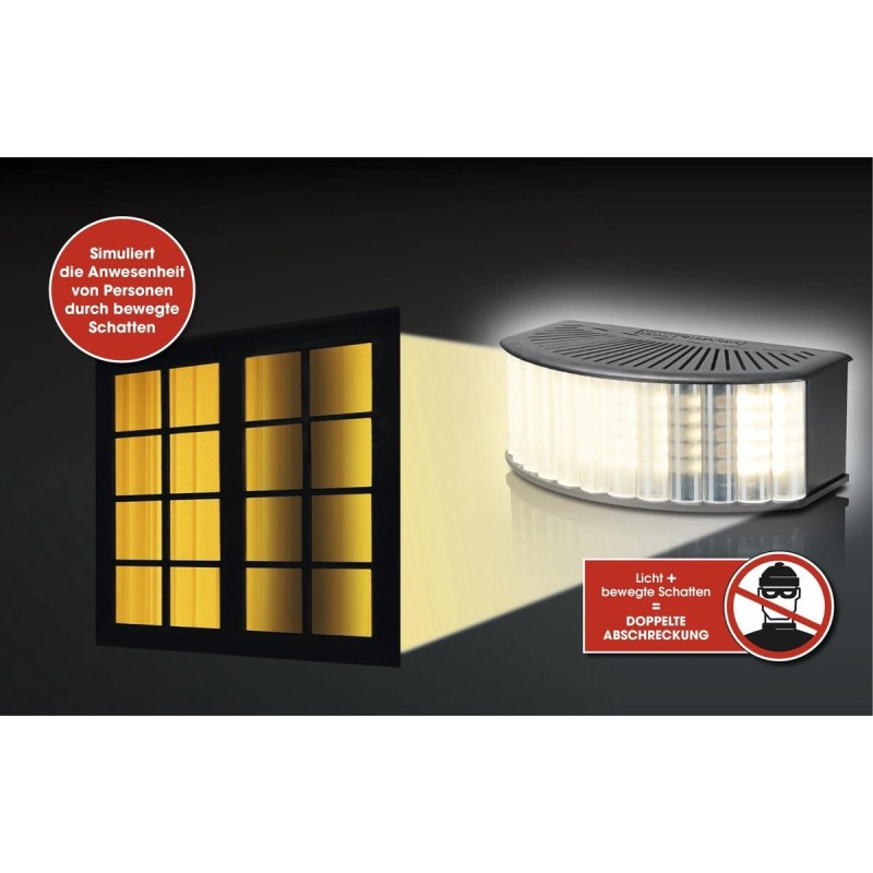 LED lampa simulator svetla i pokretnih senki za zaštitu doma od provala