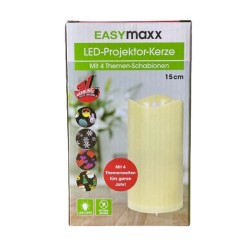 EASYmaxx LED sveća projektor | 4 šablona za sve prilike