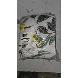 Zelena navlaka za dasku za peglanje sa dezenom lišća dimenzija 134x45 centimetara uživo