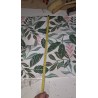 Zelena navlaka za dasku za peglanje sa dezenom lišća dimenzija 134x45 centimetara uživo