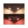 Pametna Philips Hue Argenta plafonska lampa sa dva spota u boji aluminijuma