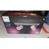 Pametna Philips Hue Argenta plafonska lampa sa dva spota u boji aluminijuma