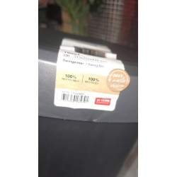 Rotho TWIST kanta za smeće od 25 litara u crno-sivoj kombinaciji boja