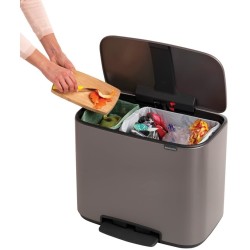 Brabantia Bo Kanta 34L Platinum - Dve Pregrade | Outlet BGD