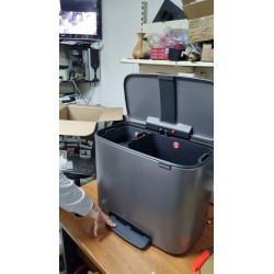 Brabantia Bo Kanta 34L Platinum - Dve Pregrade | Outlet BGD