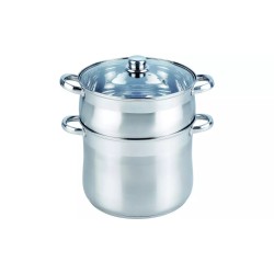 Herzberg HG-5053 Lonac za Kus-kus 14L | Inox | Za Indukciju | Outlet BGD