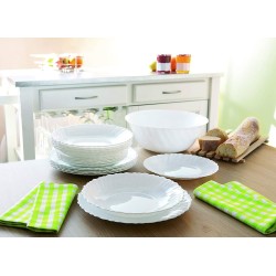 Luminarc Feston Set Dezertnih Tanjira 6 kom | Beli | 19 cm