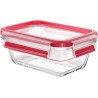 Emsa Clip&Close Set Od Dve Staklene Posude, 0.45 L | Outlet BGD