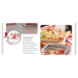Emsa Clip&Close Set Od Dve Staklene Posude, 0.45 L | Outlet BGD