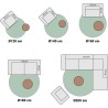 Hanse Home Collection Fancy, siva, polipropilen, 133 cm | Outlet BGD