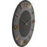 KARE Design Leonardo Zidni Sat Crna/Zlatna Ø49cm | Outlet| Ogreban