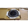 Kare Design Leonardo retro zidni sat crno-zlatni prečnika 49cm sa ogrebotinom_2