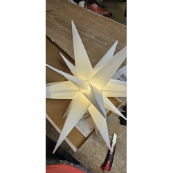 AMARE LED Zvezda 57cm - Vodootporna sa Tajmerom | Outlet BGD
