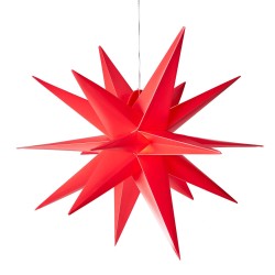 AMARE LED Zvezda 57cm Crvena - Vodootporna sa Tajmerom | Outlet BGD